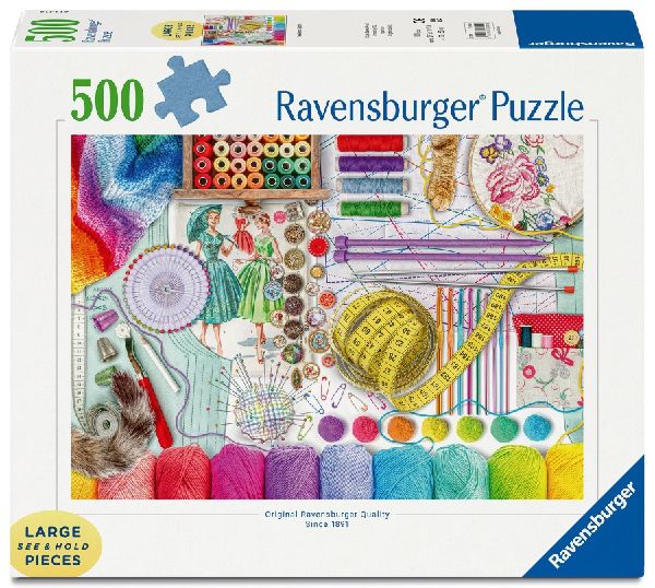 Erwachsenenpuzzle 500 Teile Large Pieces - In der Schneiderei