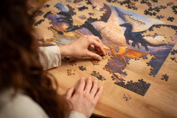 Erwachsenenpuzzle 500 Teile - Rebecca Yarros: Fourth Wing