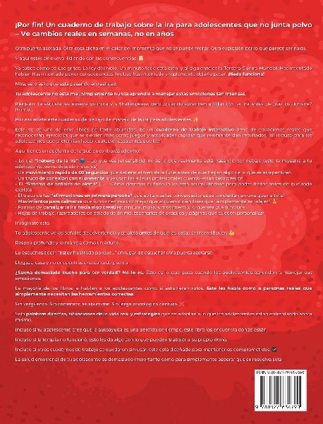 Cuaderno de manejo de la ira para adolescentes