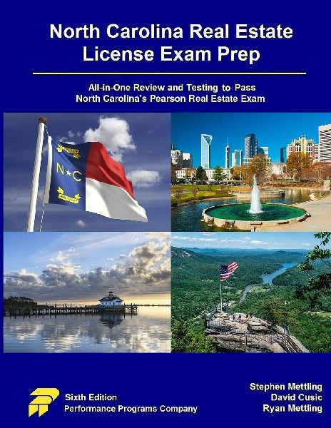 North Carolina Real Estate License Exam Prep