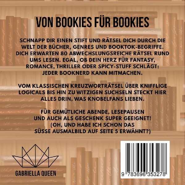 Das große Rätselbuch für Booknerds