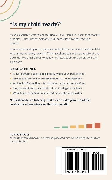 The Kindergarten Readiness Plan