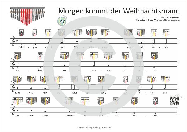 Einfacher!-Geht-Nicht: 32 Kinderlieder, Weihnachtslieder, Hits & Evergreens für Kalimba (C-DUR, 17 Lamellen) mit CD