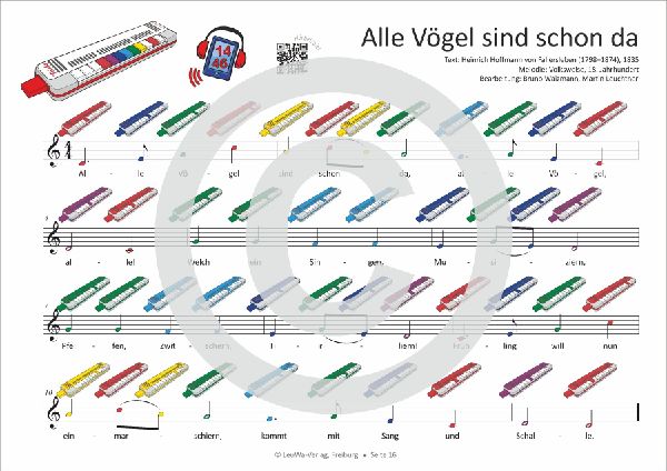 Einfacher!-Geht-Nicht: 32 Kinderlieder, Weihnachtslieder, Hits & Evergreens mit bunten Noten für die Triola (+Play-Along-Streaming)