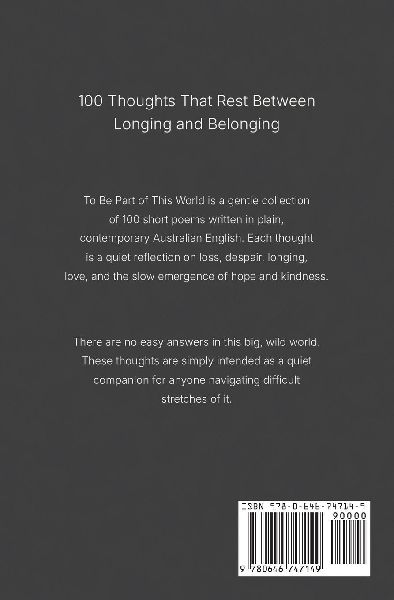 To Be Part of This World