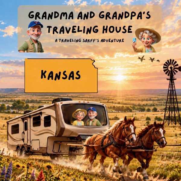 Grandma and Grandpa's Traveling House in Kansas