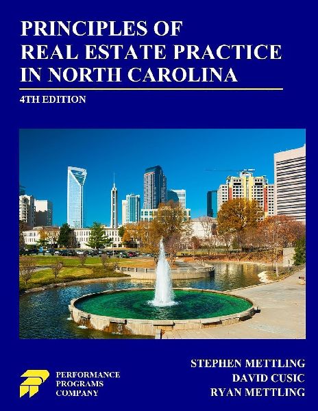 Principles of Real Estate Practice in North Carolina