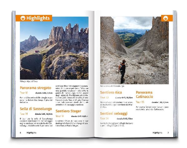 KOMPASS guida escursionistica Alpe di Siusi, Sassolungo, Sciliar, Val di Tires, 35 itinerari