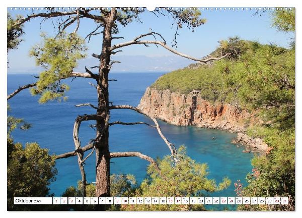 Lykien. Türkische Südküste zwischen Kalkan und Kemer (Wandkalender 2027 DIN A2 quer), CALVENDO Monatskalender