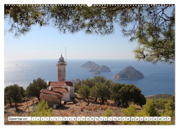 Lykien. Türkische Südküste zwischen Kalkan und Kemer (Wandkalender 2027 DIN A2 quer), CALVENDO Monatskalender