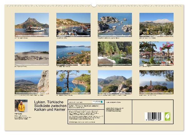 Lykien. Türkische Südküste zwischen Kalkan und Kemer (Wandkalender 2027 DIN A2 quer), CALVENDO Monatskalender