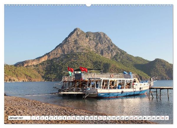 Lykien. Türkische Südküste zwischen Kalkan und Kemer (Wandkalender 2027 DIN A2 quer), CALVENDO Monatskalender
