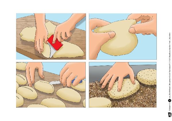 Die Bäckerei: Was passiert in der Backstube? Kamishibai Bildkartenset