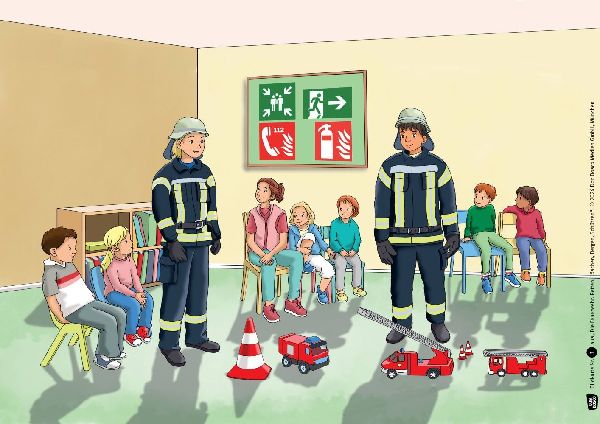 Die Feuerwehr: Retten, Löschen, Bergen, Schützen. Kamishibai Bildkartenset