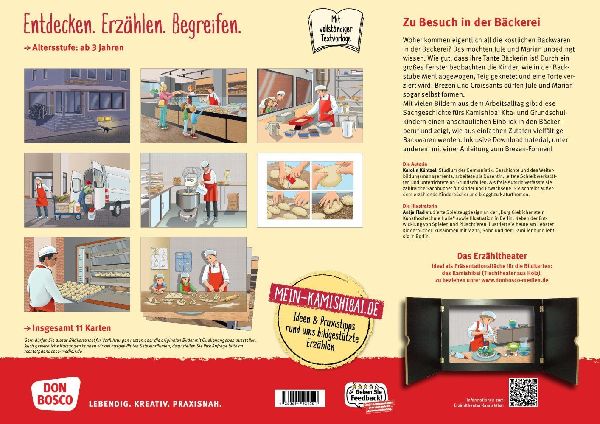 Die Bäckerei: Was passiert in der Backstube? Kamishibai Bildkartenset