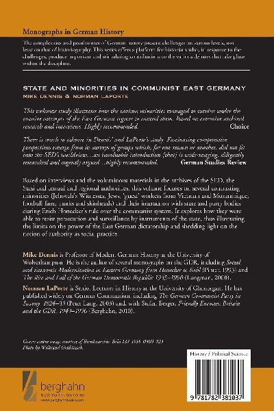 State and Minorities in Communist East Germany