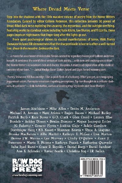HWA Poetry Showcase XIII