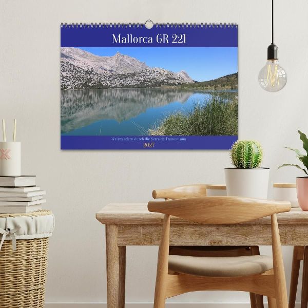 Mallorca GR 221. Weitwandern durch die Serra de Tramuntana (Wandkalender 2027 DIN A3 quer), CALVENDO Monatskalender
