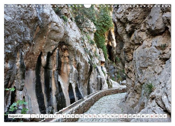 Mallorca GR 221. Weitwandern durch die Serra de Tramuntana (Wandkalender 2027 DIN A3 quer), CALVENDO Monatskalender
