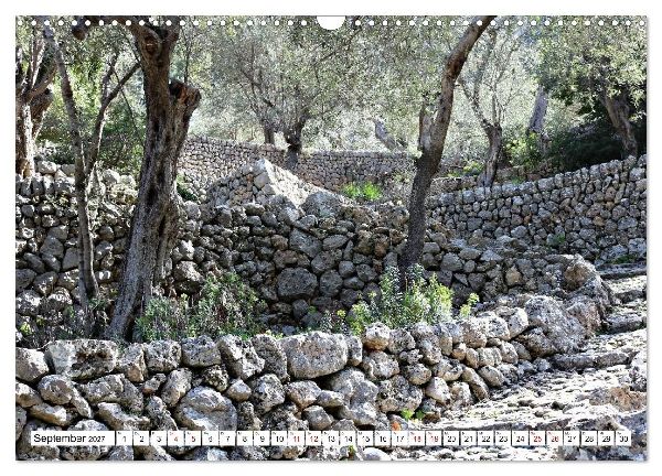 Mallorca GR 221. Weitwandern durch die Serra de Tramuntana (Wandkalender 2027 DIN A3 quer), CALVENDO Monatskalender