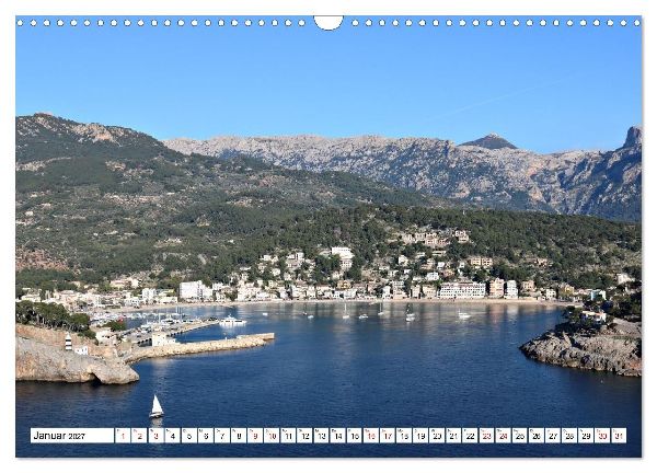 Mallorca GR 221. Weitwandern durch die Serra de Tramuntana (Wandkalender 2027 DIN A3 quer), CALVENDO Monatskalender