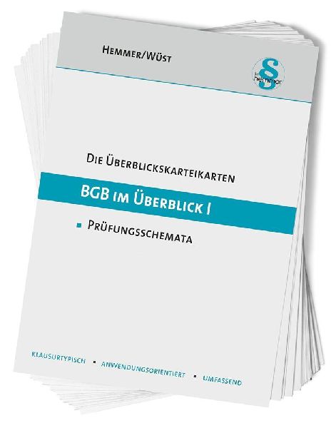 Überblickskarteikarten BGB im Überblick I