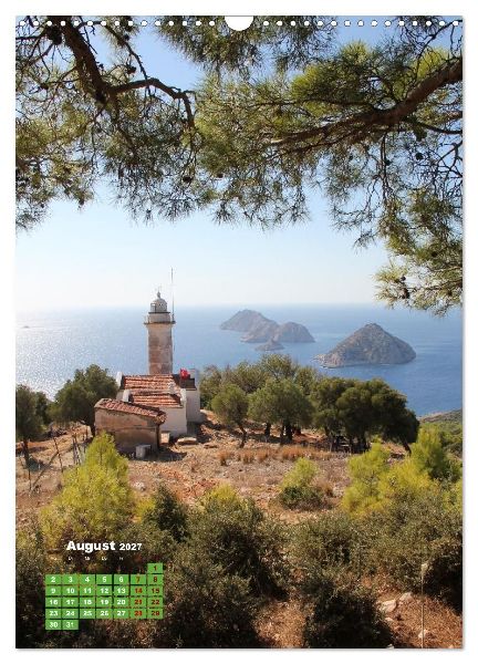 Lykische Küste - Historische Landschaft am türkischen Mittelmeer (Wandkalender 2027 DIN A3 hoch), CALVENDO Monatskalender
