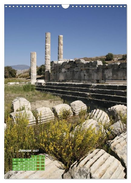 Lykische Küste - Historische Landschaft am türkischen Mittelmeer (Wandkalender 2027 DIN A3 hoch), CALVENDO Monatskalender