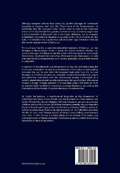 Punitive Damages in Private International Law