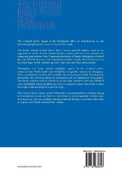 The Criminal Justice System of the Netherlands