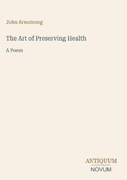 The Art of Preserving Health
