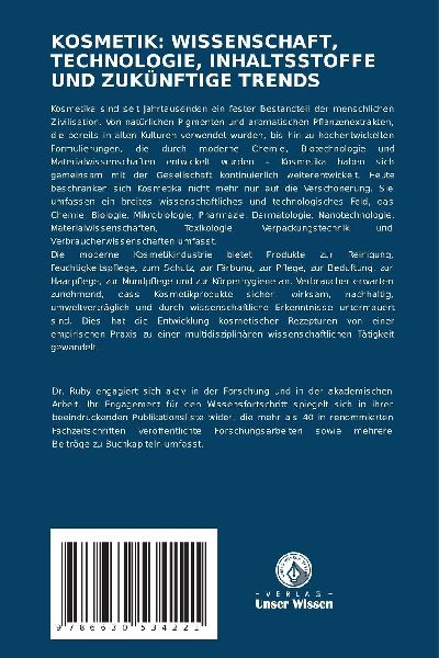 KOSMETIK: WISSENSCHAFT, TECHNOLOGIE, INHALTSSTOFFE UND ZUKÜNFTIGE TRENDS