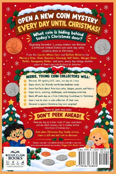 United States Coin Collecting Mystery Countdown to Christmas Advent Calendar For Kids