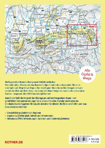 Bergtourenatlas Bayerische Alpen - Band 3: Chiemgauer und Berchtesgadener Alpen