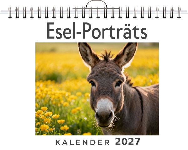 Esel-Porträts