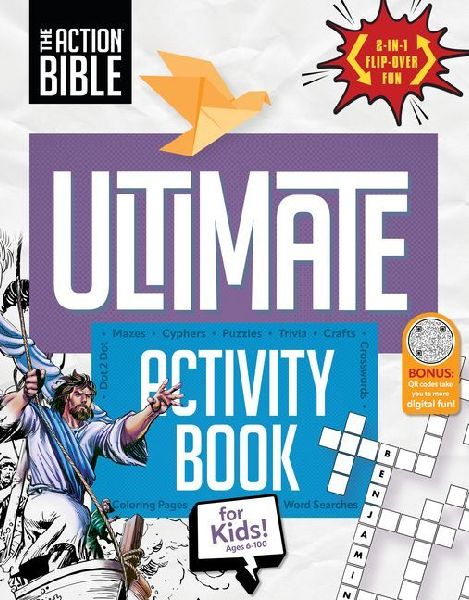 The Action Bible Ultimate Activity & Coloring 2-In-1 Flip-...