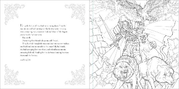 The Throne of Glass Coloring Book