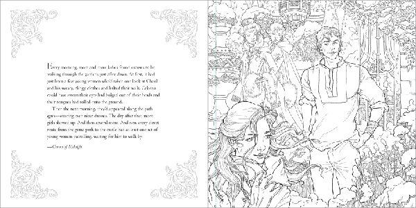 The Throne of Glass Coloring Book