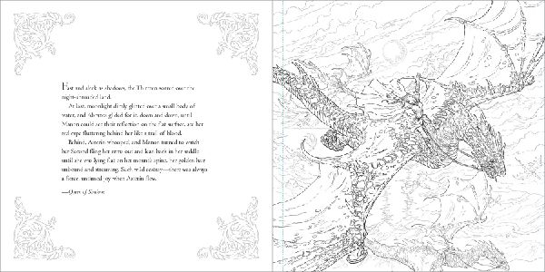 The Throne of Glass Coloring Book