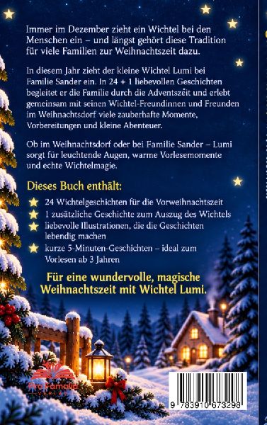 Sternenleuchten im Wichtelwald - 24 magische Wichtel-Weihnachtsgeschichten zum Vorlesen