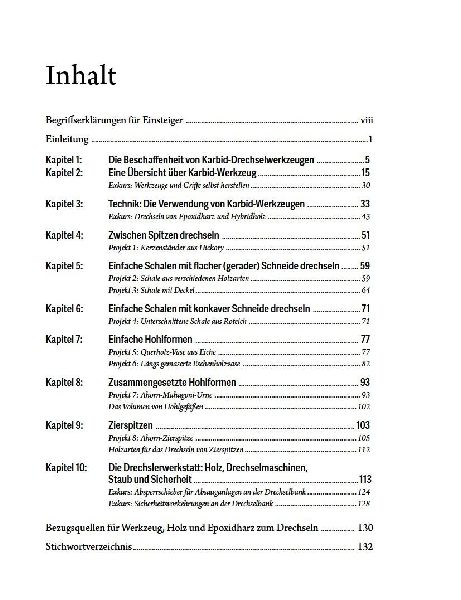 Drechseln mit Karbid-Werkzeugen