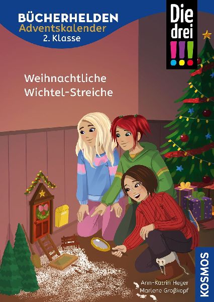 Die drei !!!, Bücherhelden 2. Klasse, Adventskalender, Weinachtliche Wichtel-Streiche