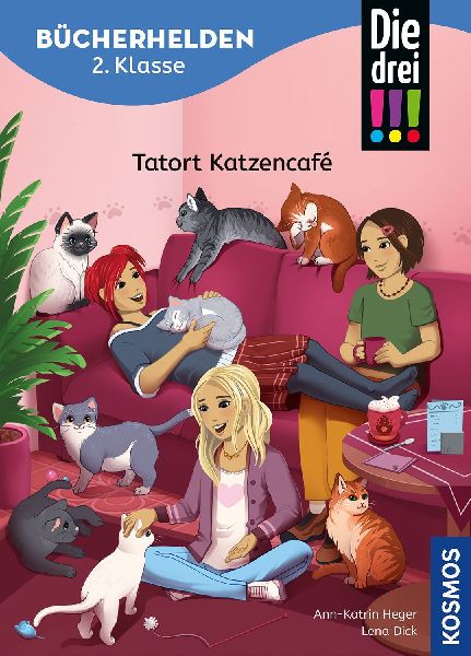 Die drei !!!, Bücherhelden 2. Klasse, Tatort Katzen-Café