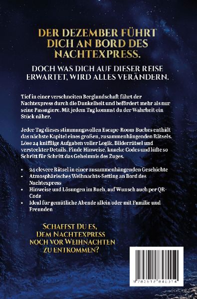 Escape Room Adventskalender: Gefangen im Nachtexpress