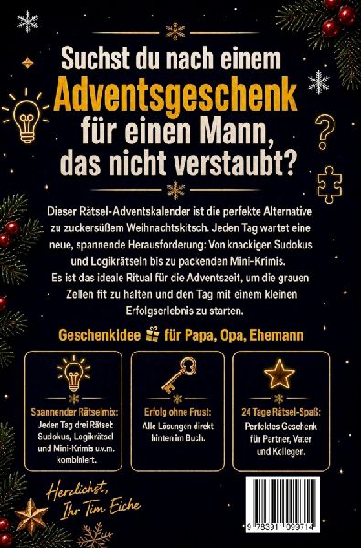 Der Rätsel Adventskalender für clevere Männer