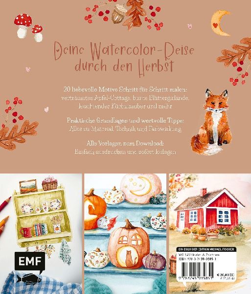 Cozy Autumn - Watercolor im Herbst