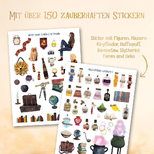 Mein magisches Stickerbuch. Das inoffizielle Stickerbuch für Potter-Fans