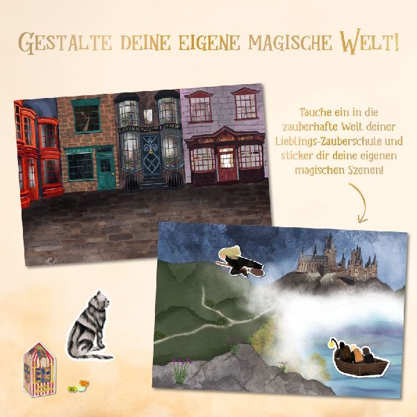 Mein magisches Stickerbuch. Das inoffizielle Stickerbuch für Potter-Fans