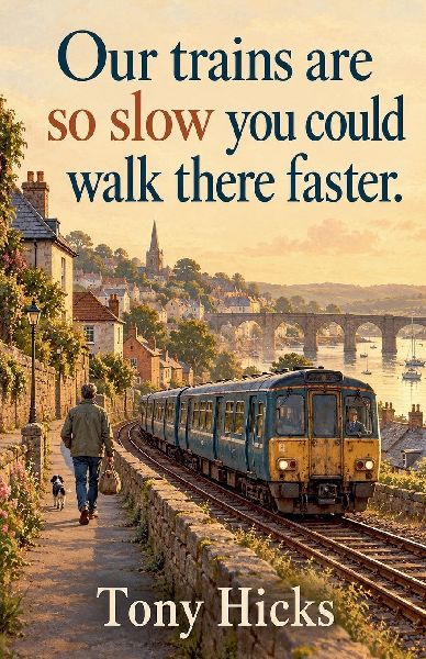 Our trains are so slow you could walk there faster