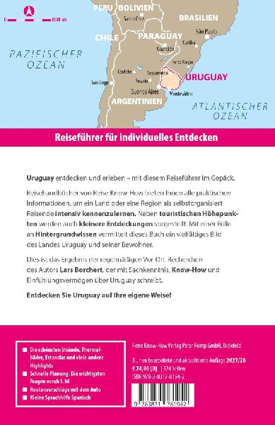 Reise Know-How Reiseführer Uruguay